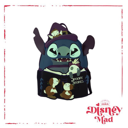 Stitch Exclusive Spooky Stories Halloween Glow Mini Backpack