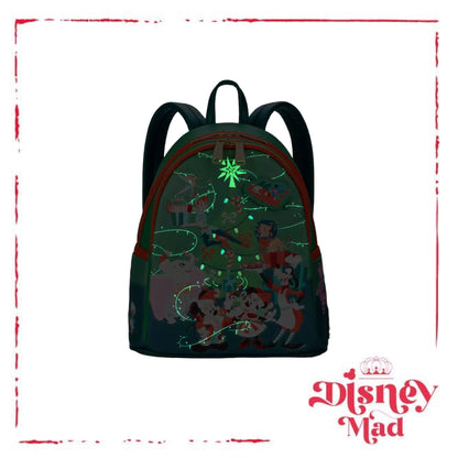 Disney Classics Christmas Glow-in-the-Dark Loungefly Mini Backpack