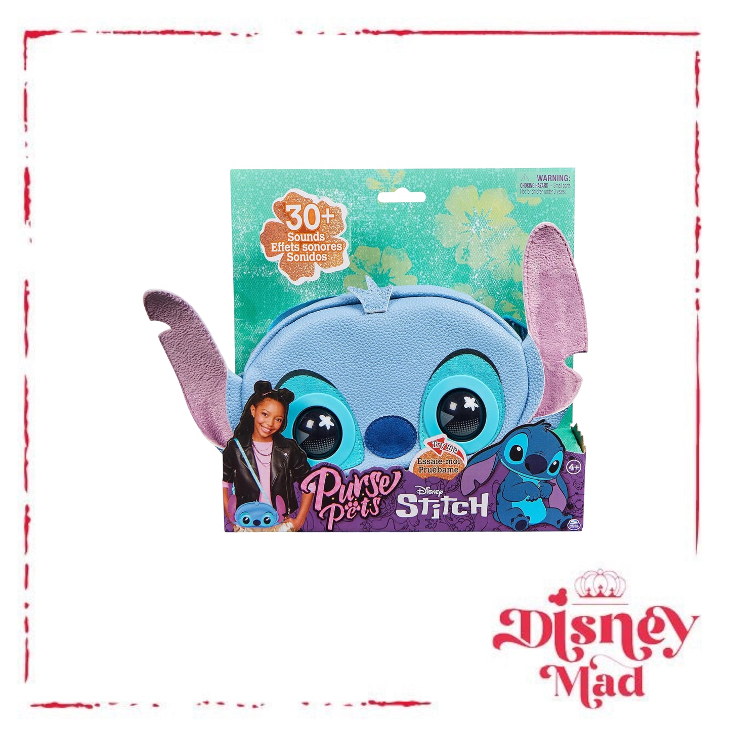 Disney Stitch Interactive Pet Toy and Shoulder Bag