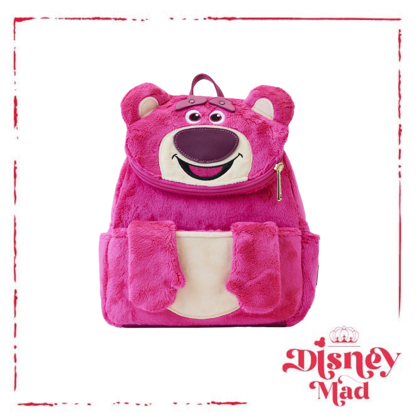 Toy Story Lotso Plush Pocket Mini Backpack