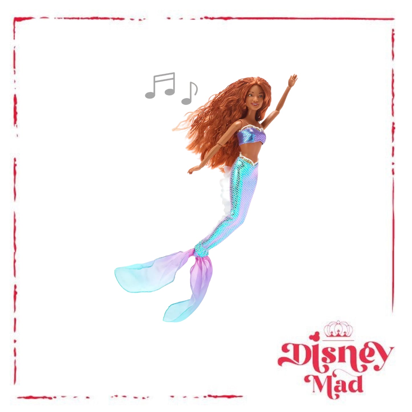 Disney Store Ariel Singing Doll, The Little Mermaid Live Action Film