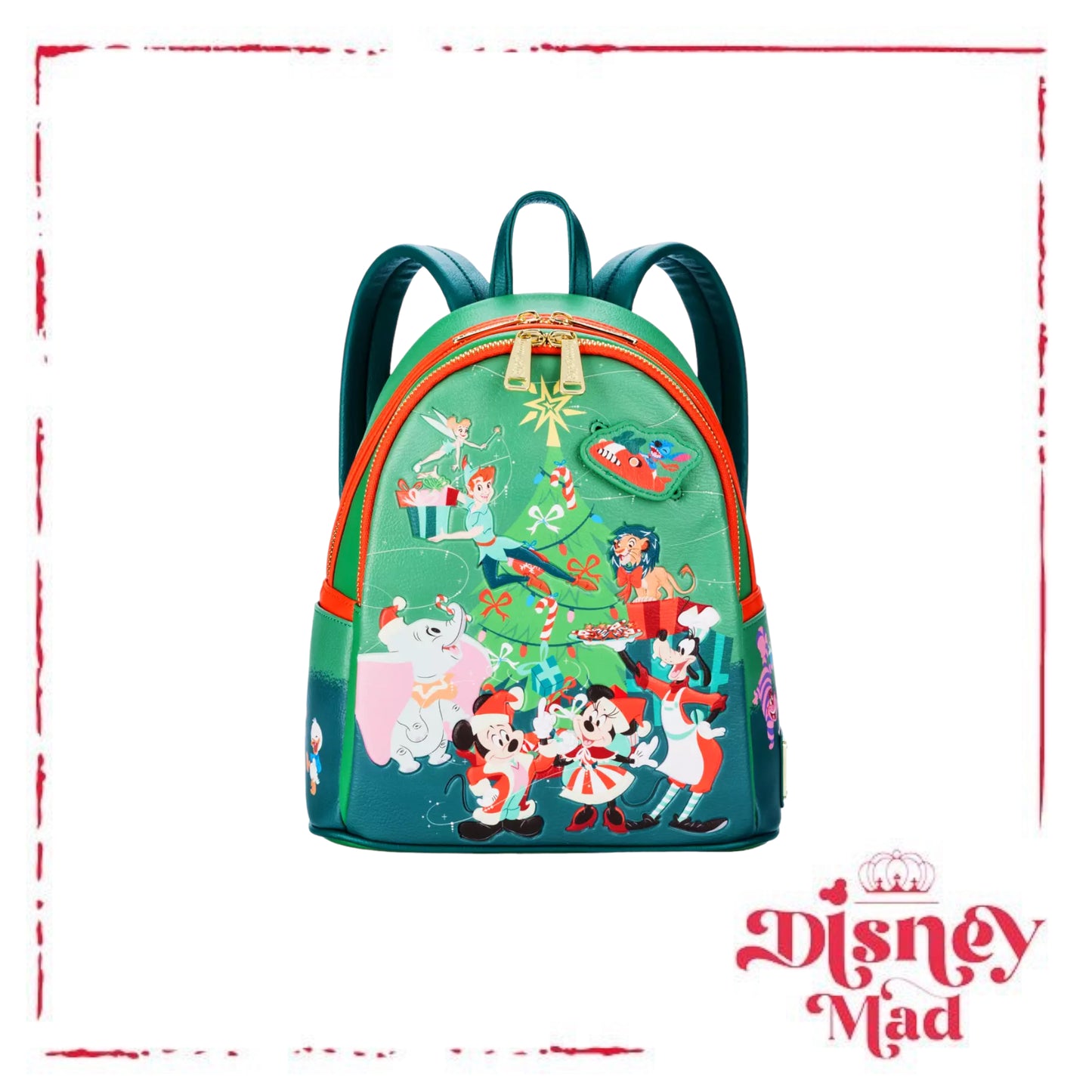 Disney Classics Christmas Glow-in-the-Dark Loungefly Mini Backpack