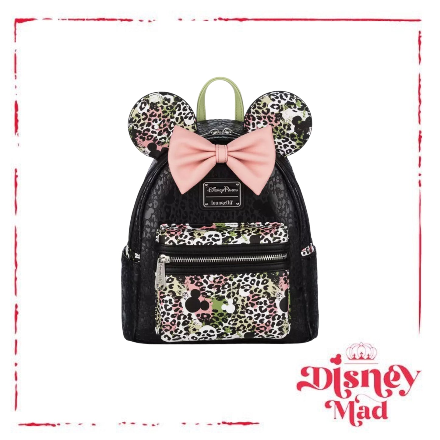 Mickey Mouse Icon Animal Prints Loungefly Mini Backpack