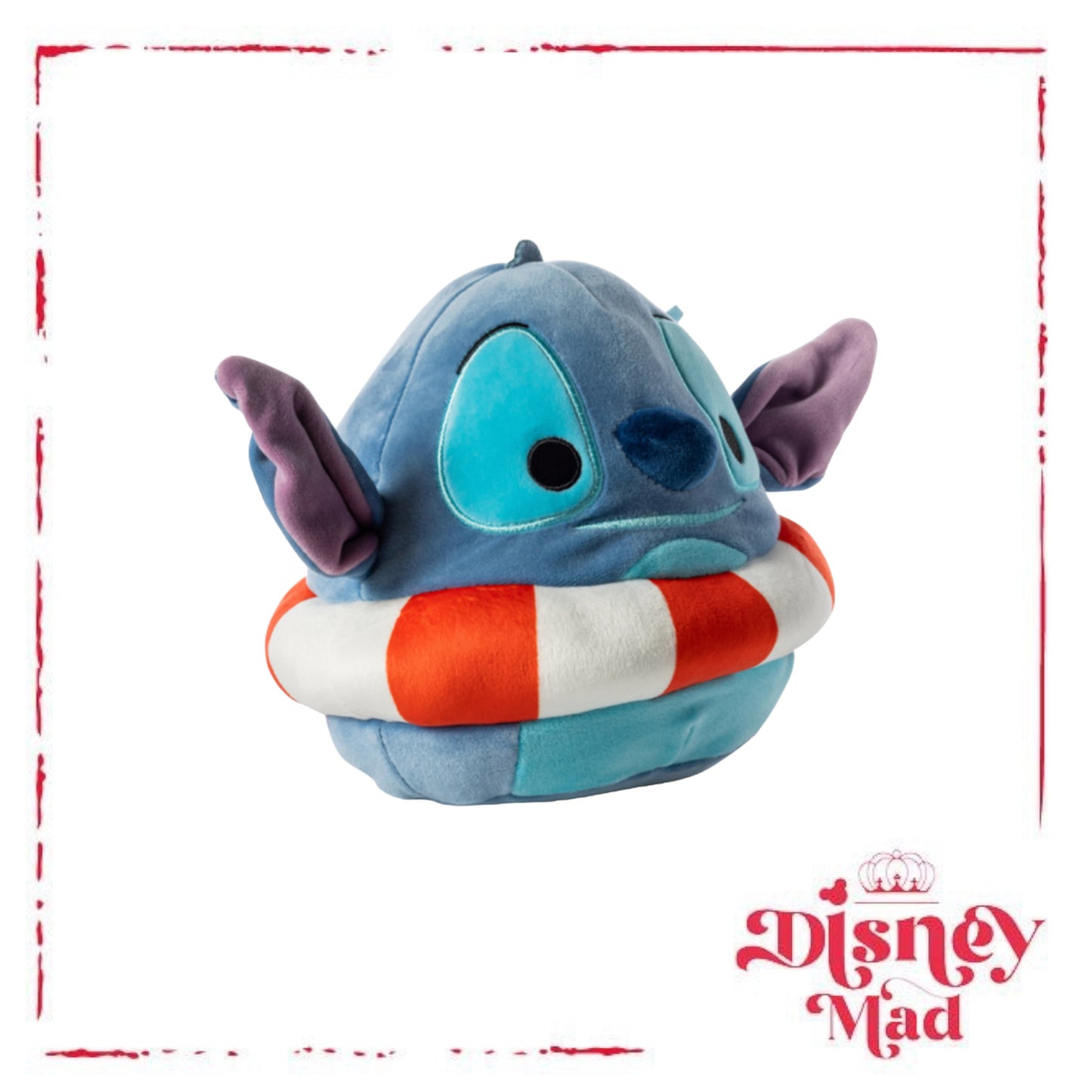 Holiday Disney Stitch Squishmallows™ 6.5in - Stitch With Inner Tube