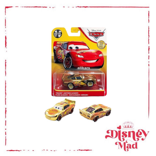 Golden Lightning McQueen - Disney Pixar Cars Die-cast 1:55 scale