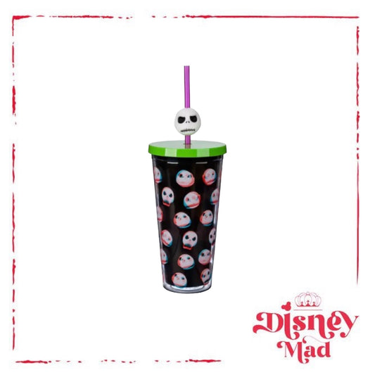 Disney Tumbler with Straw - Jack Skellington