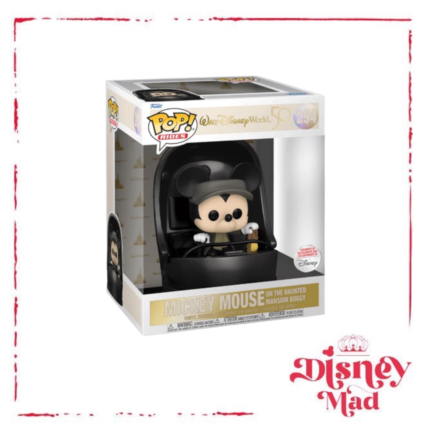 Mickey Mouse on the haunted mansion buggy Funko Pop