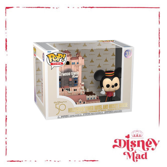 Walt Disney World 50th - Hollywood Tower Hotel and Mickey Mouse (Pop! Town) #31