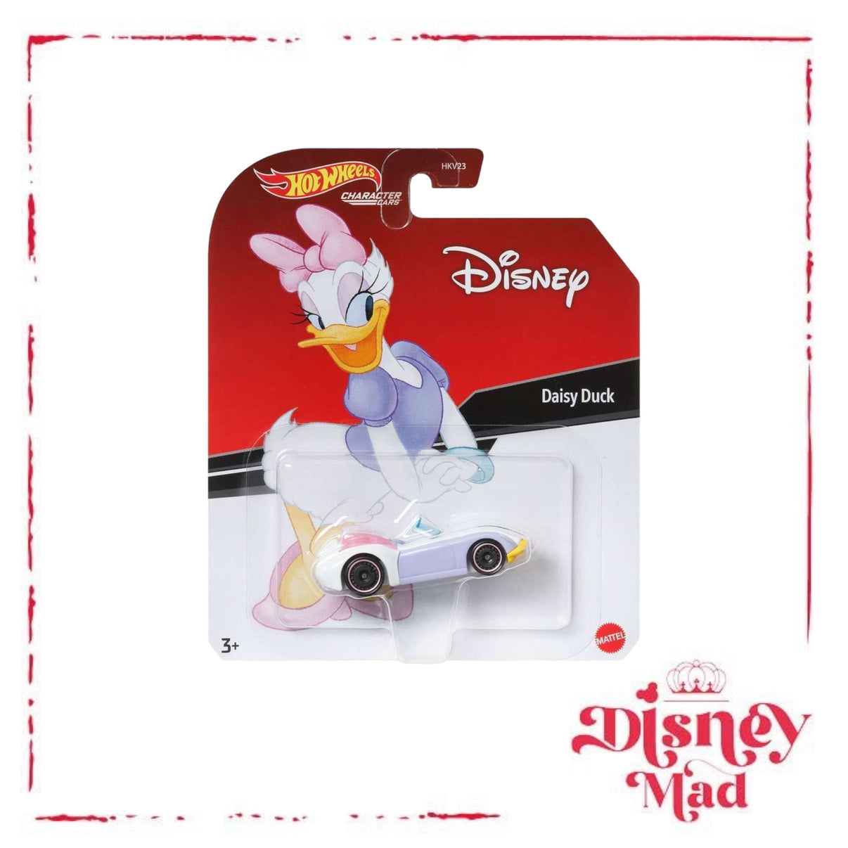 Daisy Duck Hot wheels Disney Mad Shop