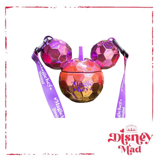 Magic Key Holder Exclusive Mirrored Mickey-Shaped Sipper Disney Parks