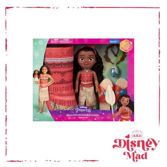 Disney Princess Moana Doll With Dress