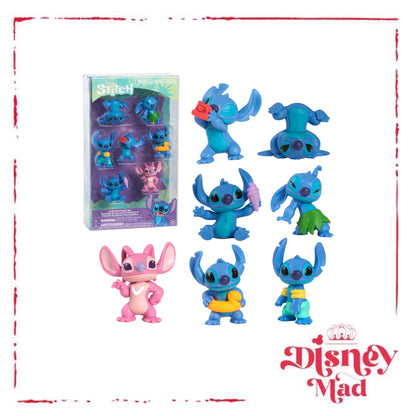 Disney Stitch 7-Piece Collectible Figure Set