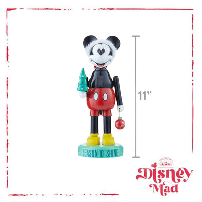 Disney, Mickey Mouse Holiday Nutcracker, 11 Inches Tall, Red, Green