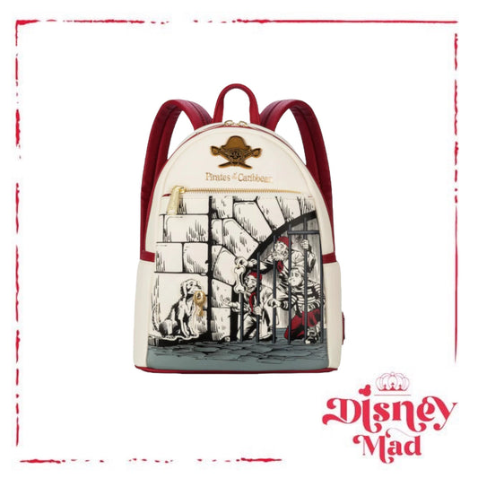 Disney Pirates of the Caribbean Loungefly Mini Backpack Jail Scene Disney Parks