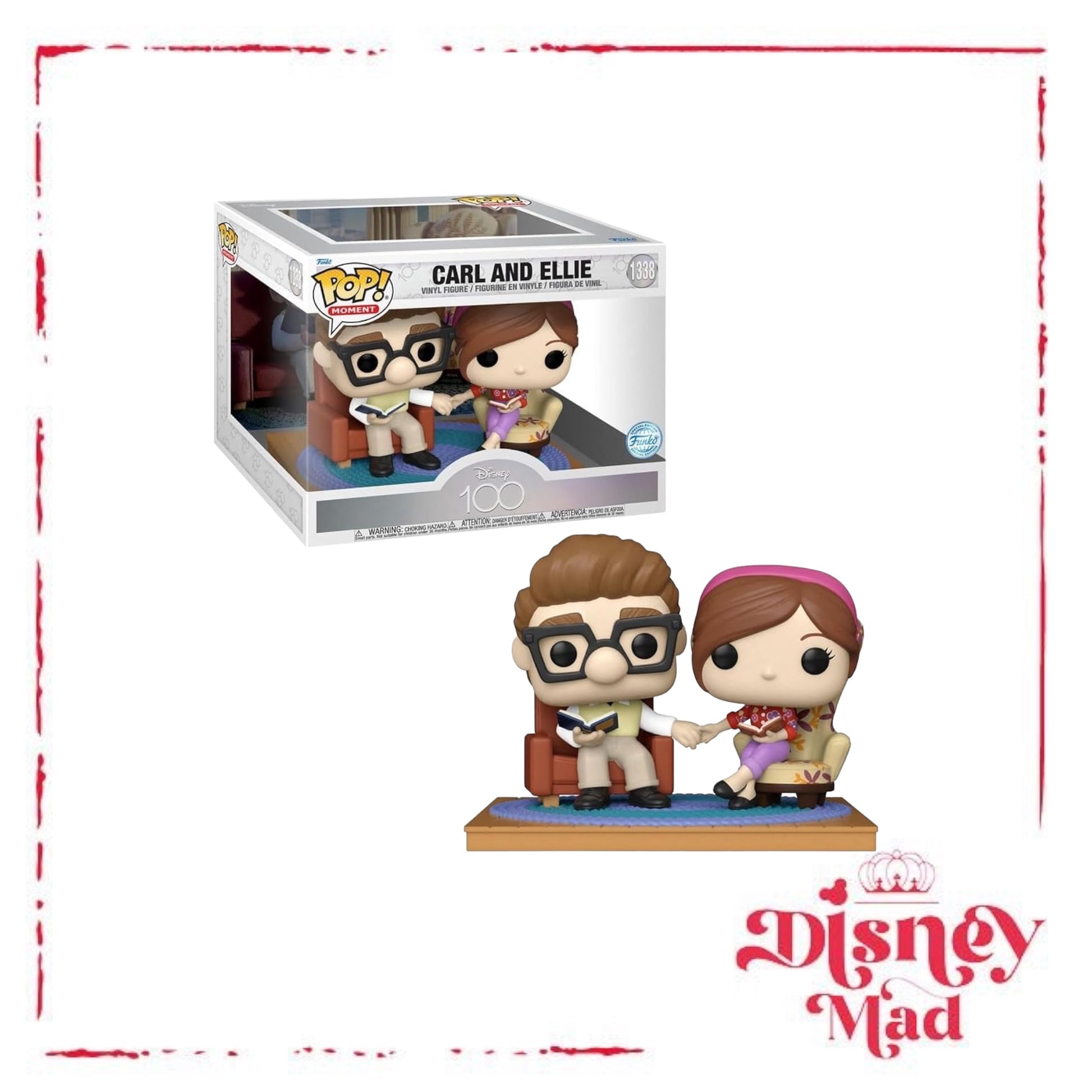 Funko Figures Funko Pop Ellie And Carl Funko Pop! Disney Carl And