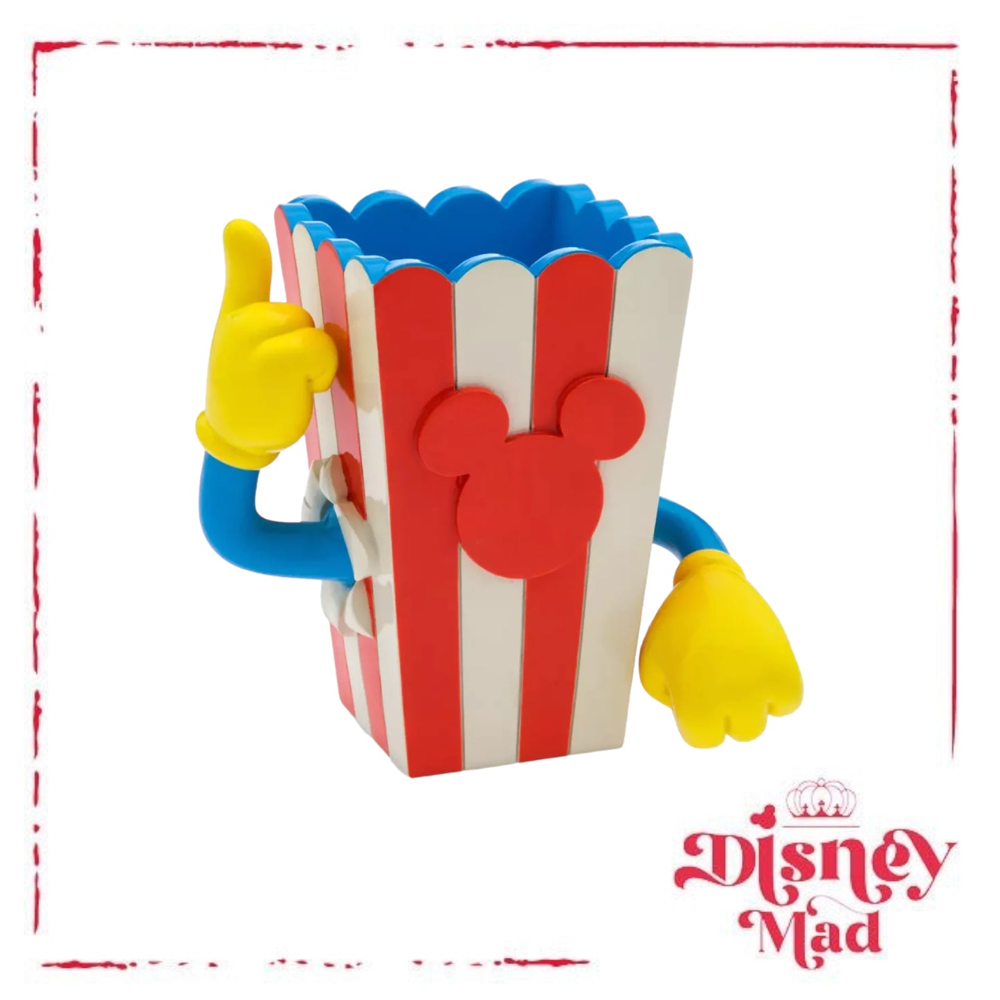 Disney Eats Snacks Collection Mickey Popcorn Planter - Disney Parks