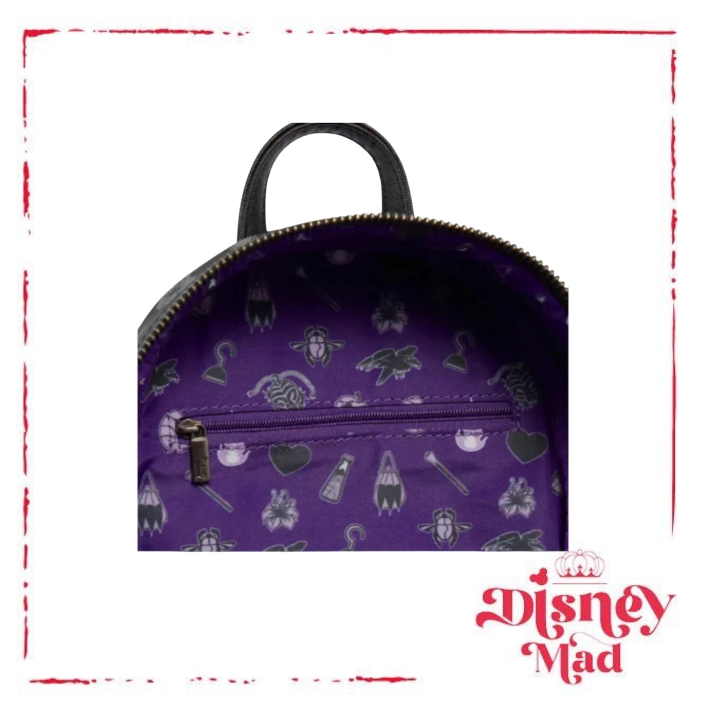 Loungefly Disney Villains Pin Trader Mini Backpack