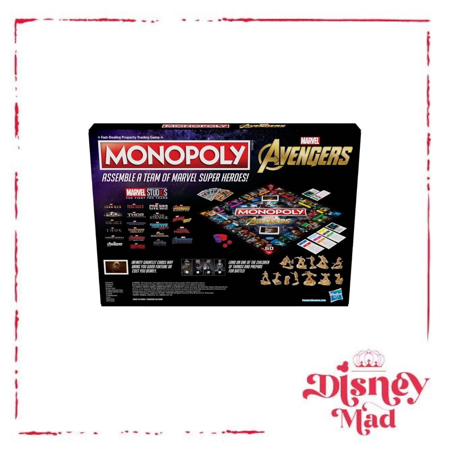 Hasbro Gaming Monopoly Avengers