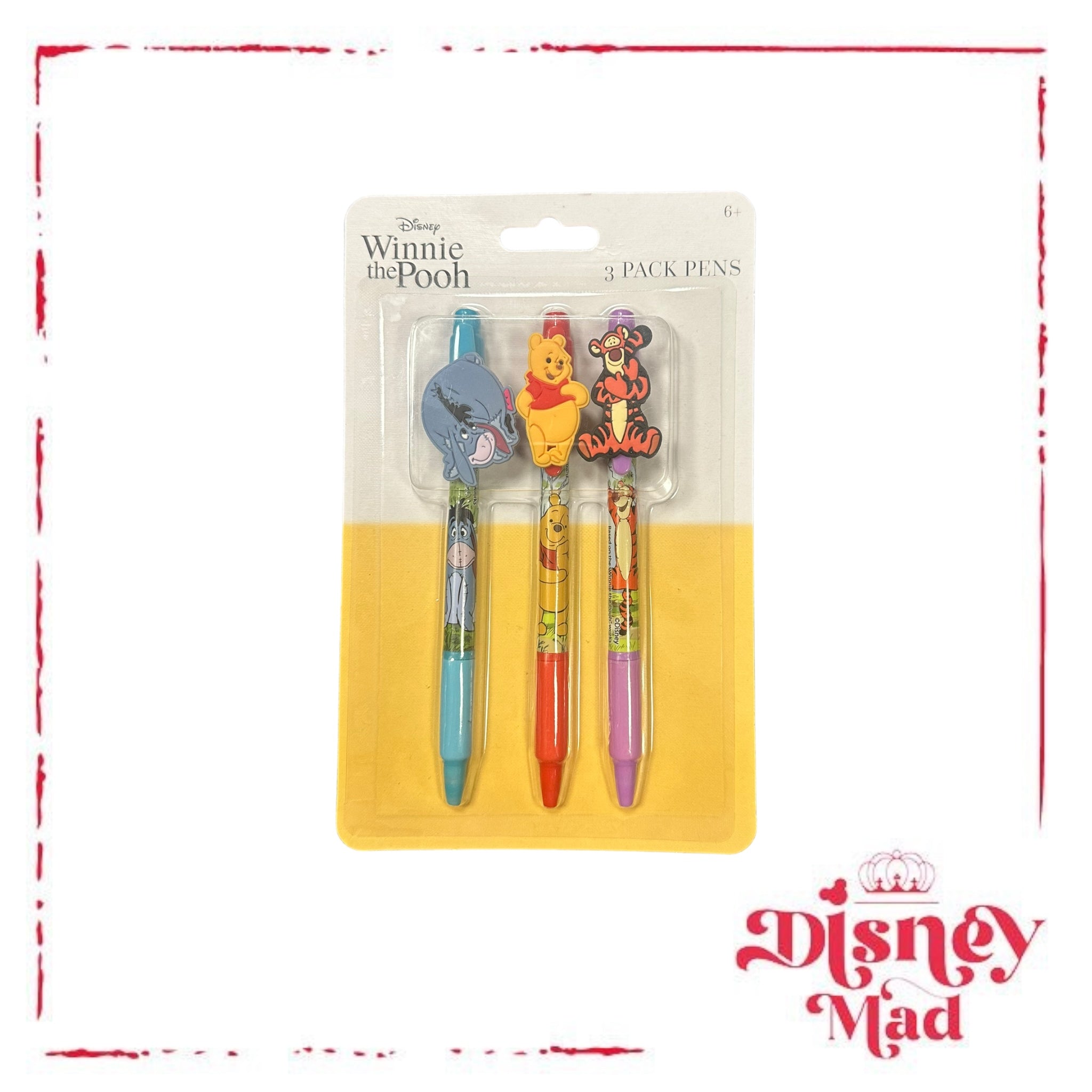 Winnie the Pooh 3 Pack Pens – Disney Mad Shop