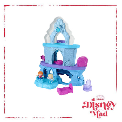 Fisher-Price Little People – Disney Frozen Elsa’s Enchanted Lights Palace musical playset with Anna and Elsa figures