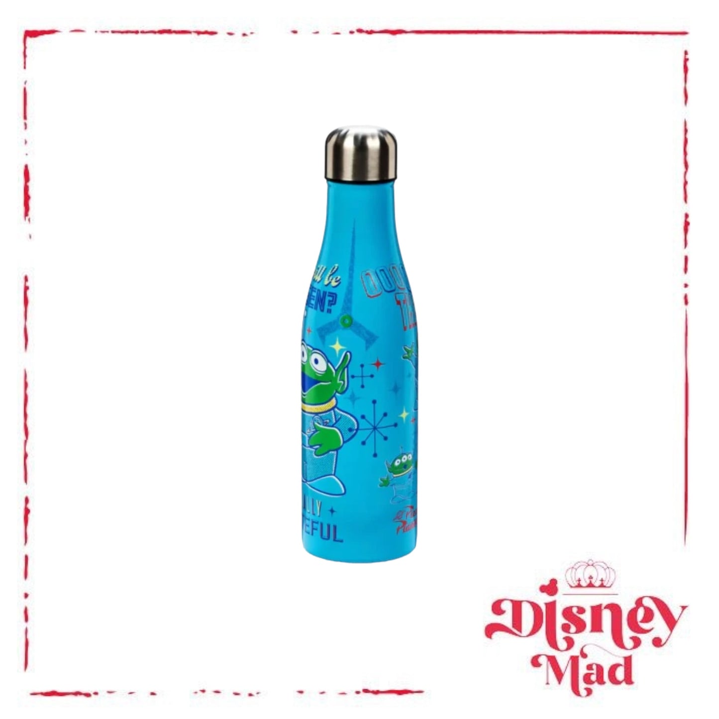 Disney Parks Toy Story Alien Stainless Steel Water Bottle