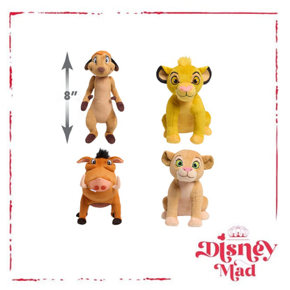 Disney The Lion King Small Plush 4-Pack, Collectible Small Plush Toys