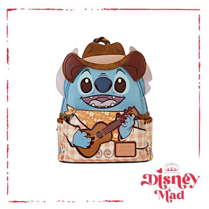 Loungefly Stitch Western Cowboy Cosplay Mini Backpack