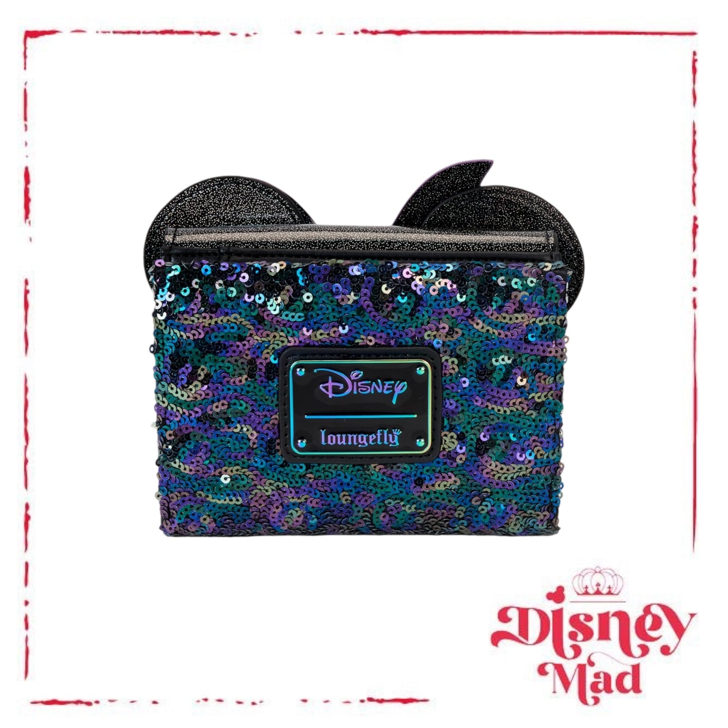 Minnie Mouse Exclusive Spiderweb Sequin Flap Wallet