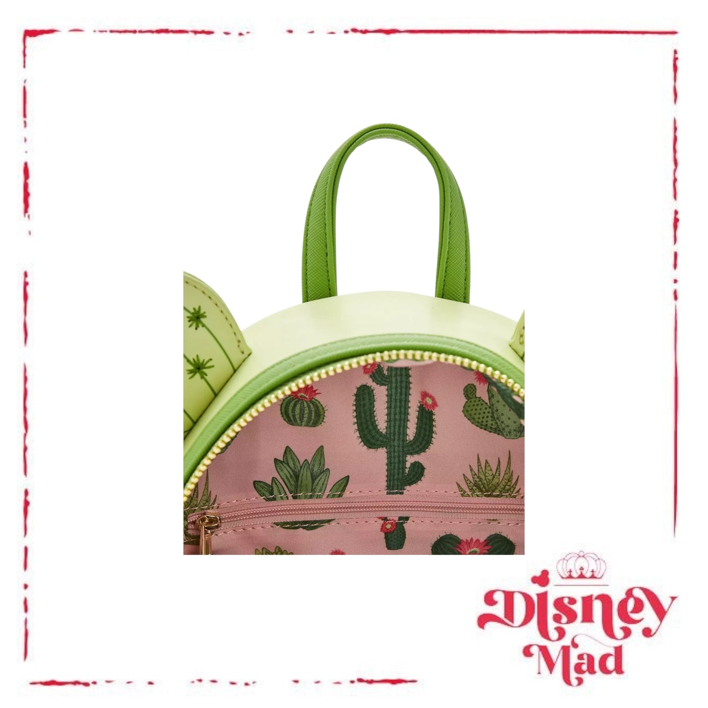 Loungefly Disney Minnie Mouse Cacti Ears Mini Backpack