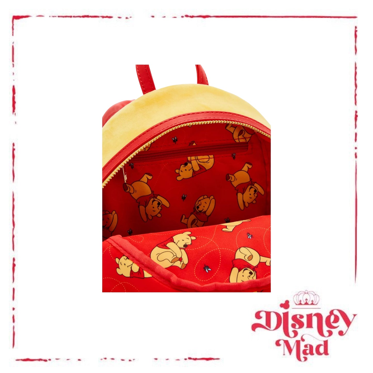 Loungefly Disney Winnie the Pooh Upside Down Pooh Mini Backpack