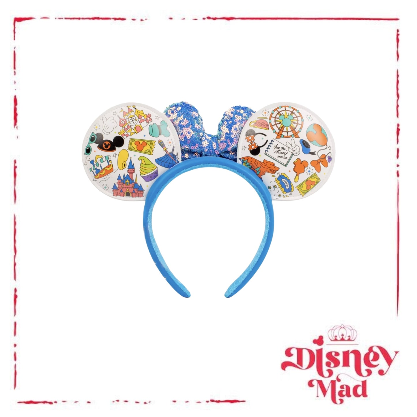 Disney Parks WDW Play in the Park Mickey Mouse Ears Headband