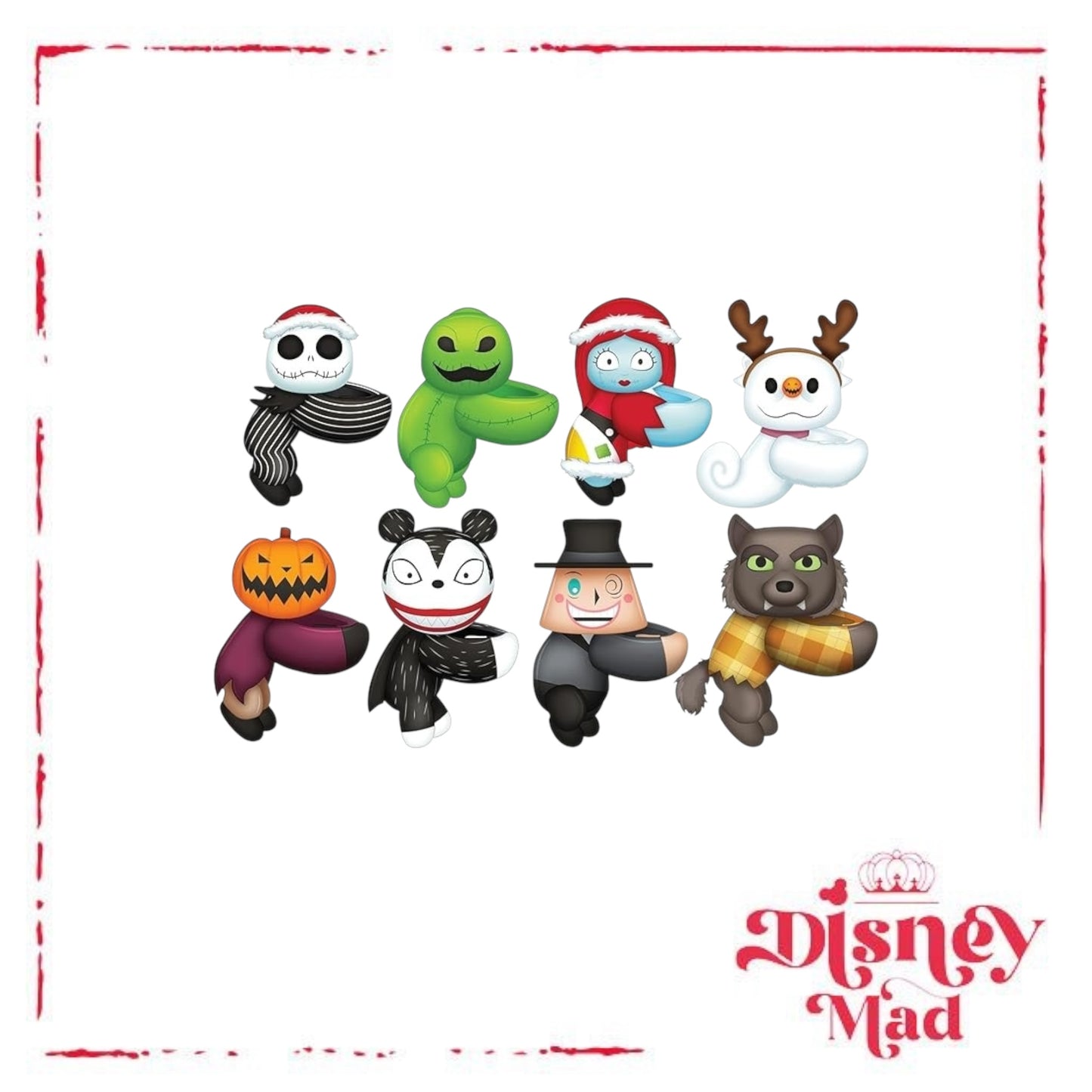 Mystery Nightmare Before Christmas Creepy Cuffs Graveyard Series