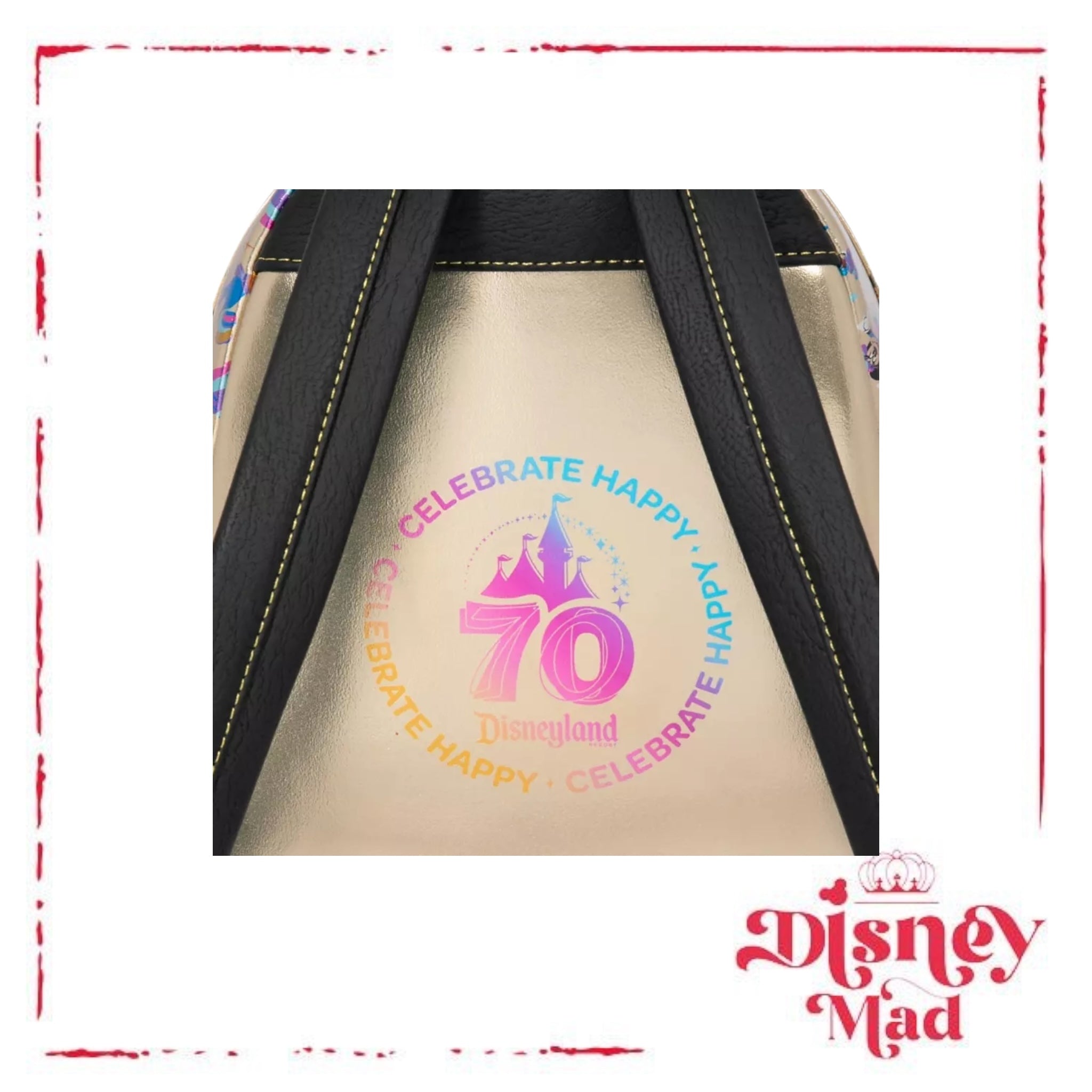 Mickey Mouse and Friends Loungefly Mini Backpack – Disneyland 70th