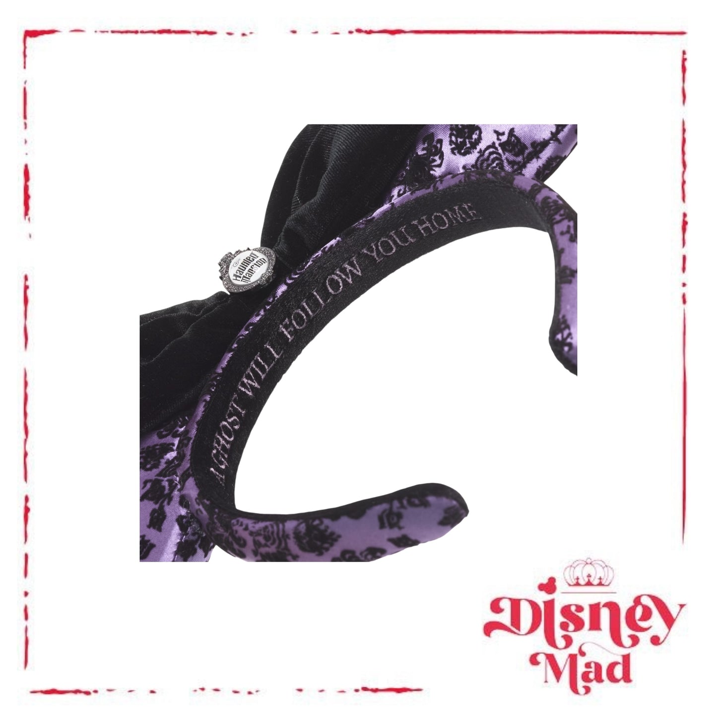 Minnie Mouse The Haunted Mansion Ears Headband - Disney Parks
