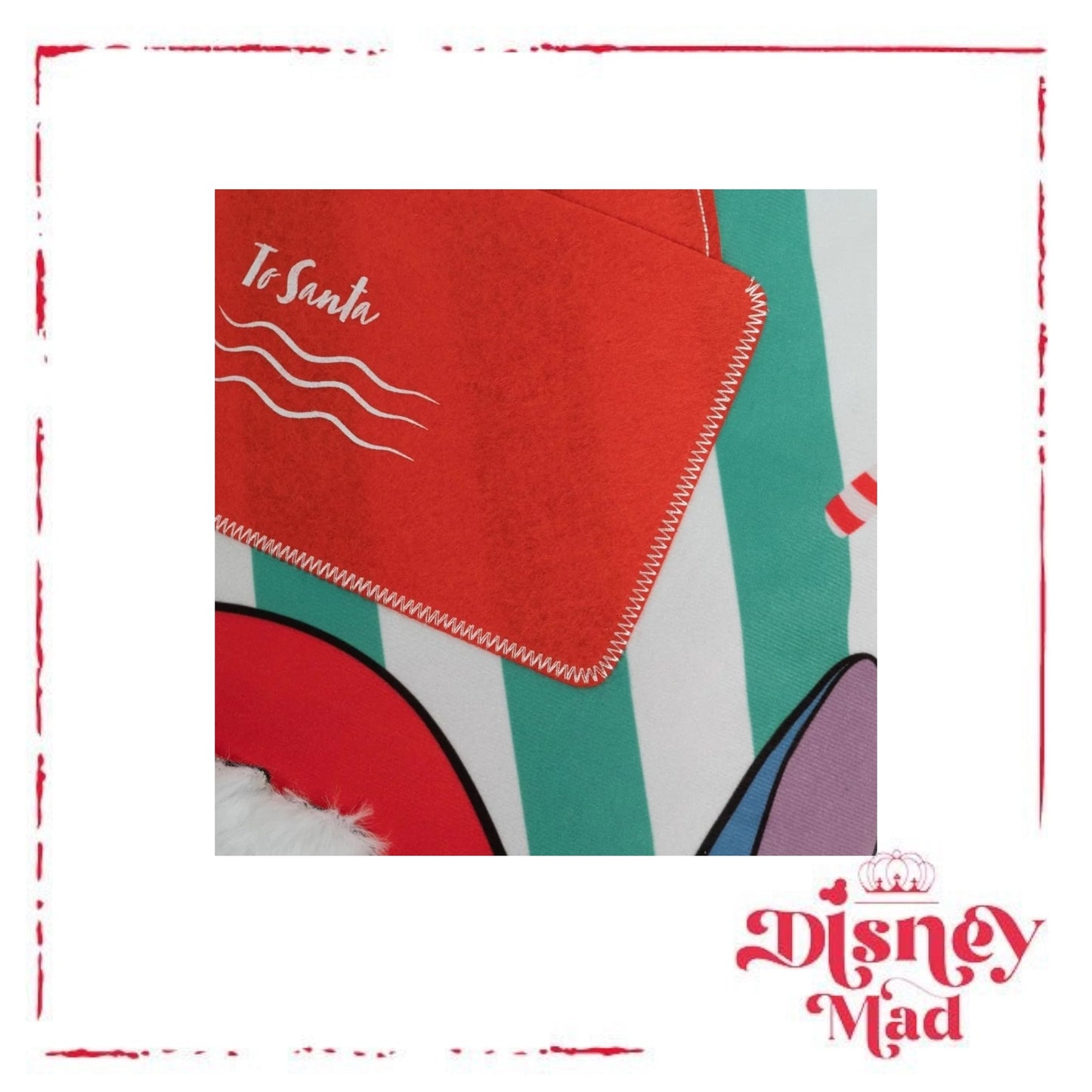 Disney Stitch With Letter To Santa Sack
