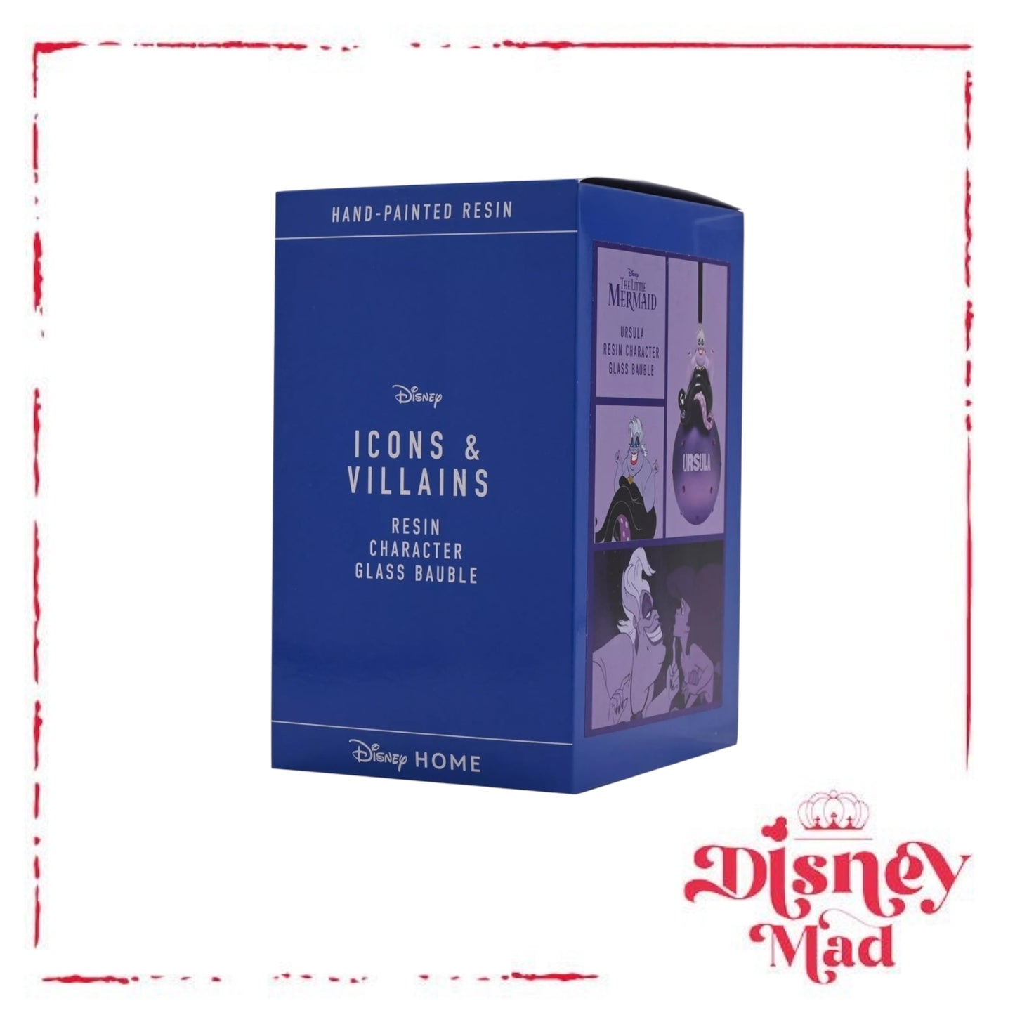 Disney Ursula On A Glass Bauble