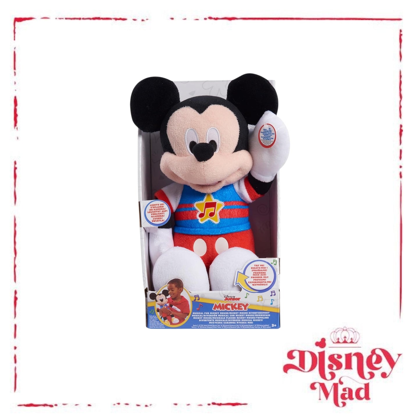Disney Mickey Mouse Clubhouse Singing Fun Plush