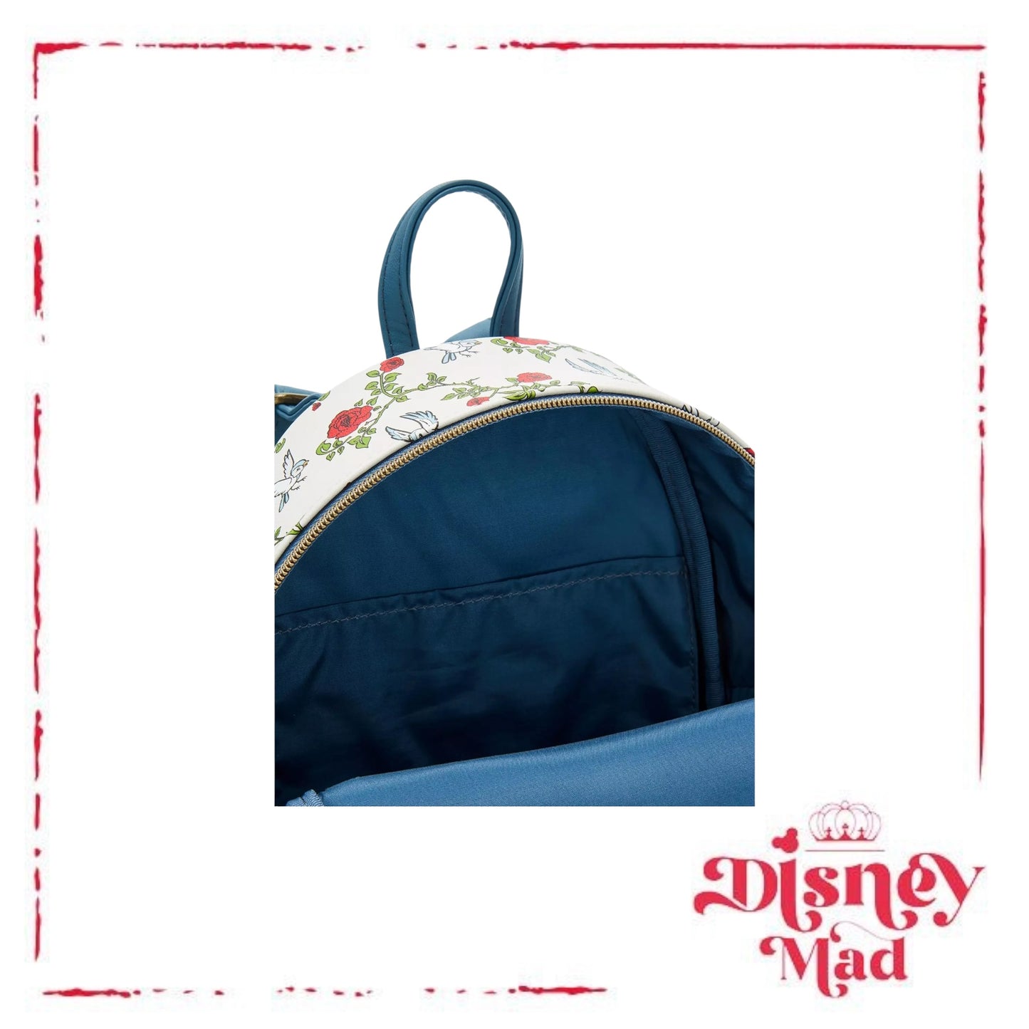 Loungefly Disney Beauty And The Beast Stained Glass Mini Backpack