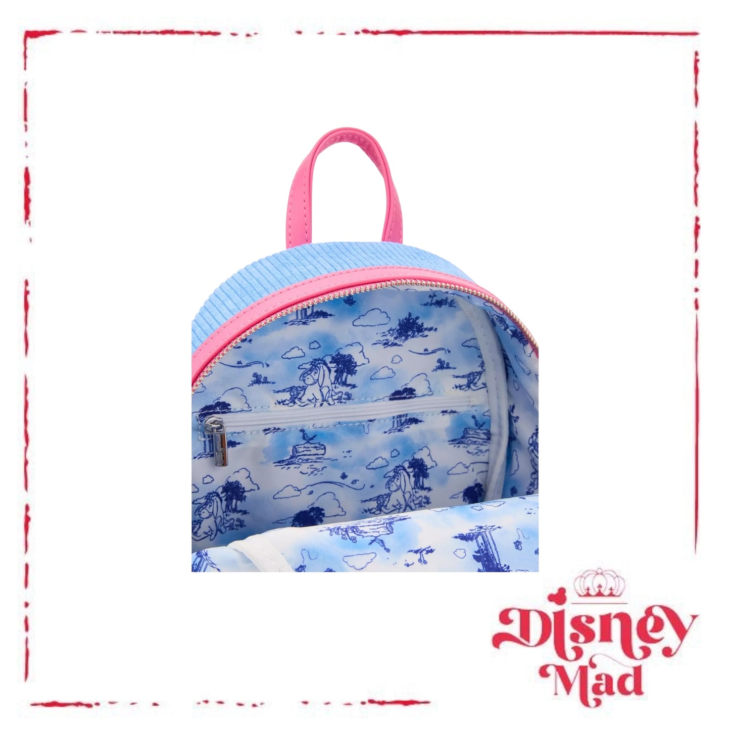 Loungefly Disney Winnie the Pooh Eeyore Peeking Corduroy Mini Backpack
