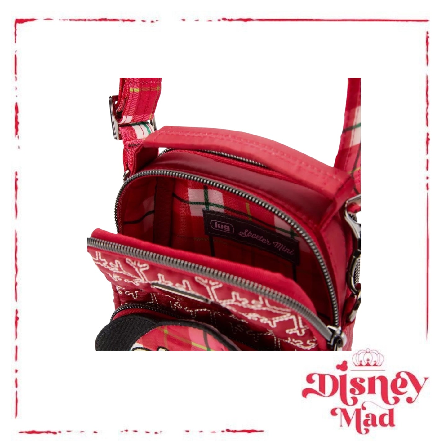 Santa Mickey Lug Bag - DIsney Parks