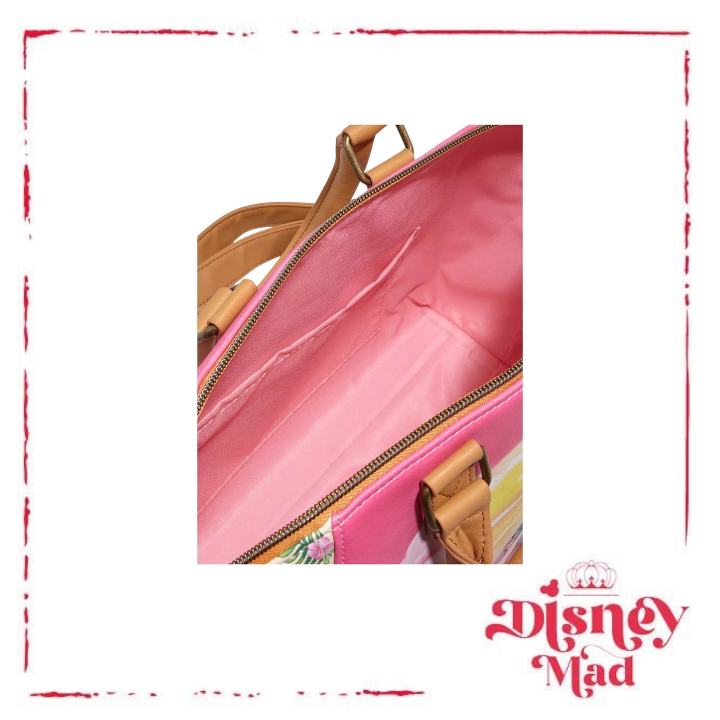 Loungefly Disney Stitch & Angel Sunset Satchel Bag