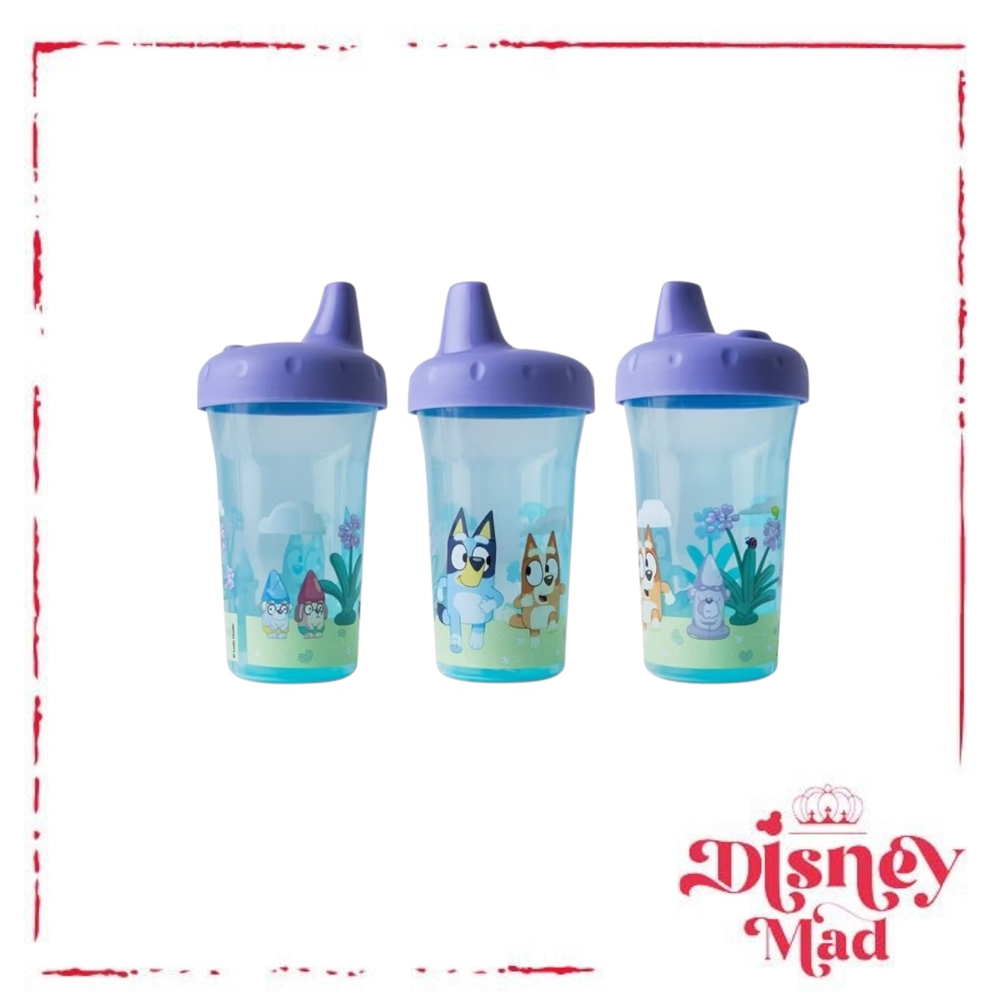 Bluey The First Years 9oz Plastic Sippy Bin Cup
