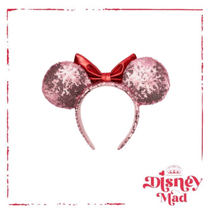 Minnie Mouse Valentines Day Sequined Ear Headband
