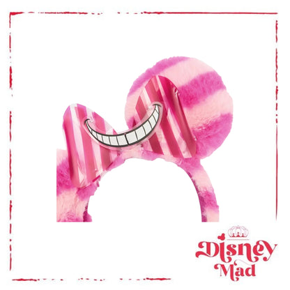 Cheshire Cat Plush Ear Headband Alice In Wonderland - Disney Parks