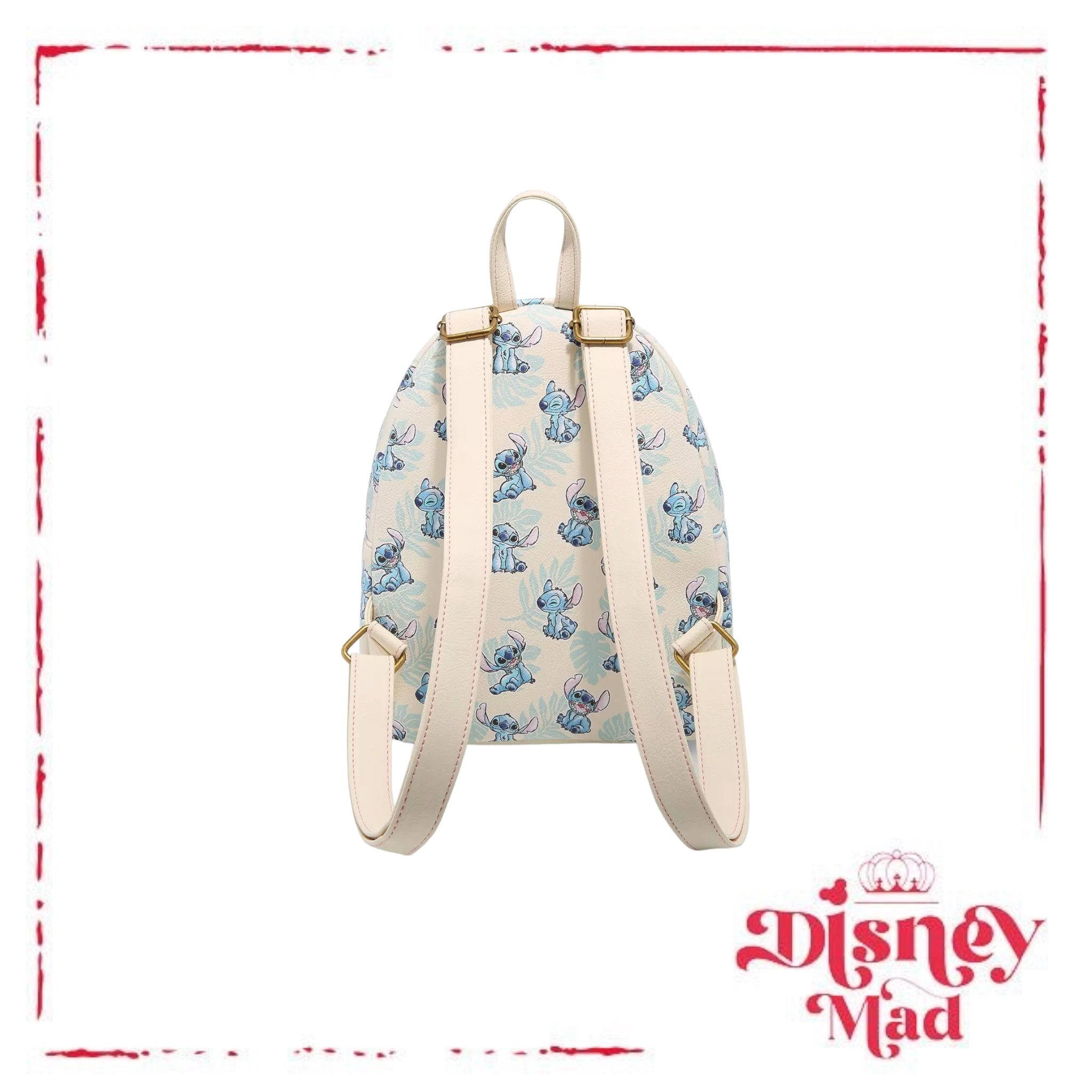 Stitch Tropical Leaves hot Loungefly Mini Backpack