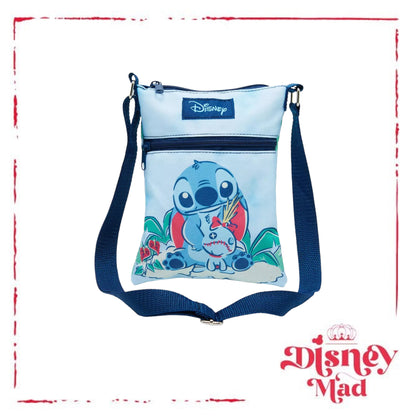 Disney Lilo & Stitch Palm Tree Passport Crossbody Bag