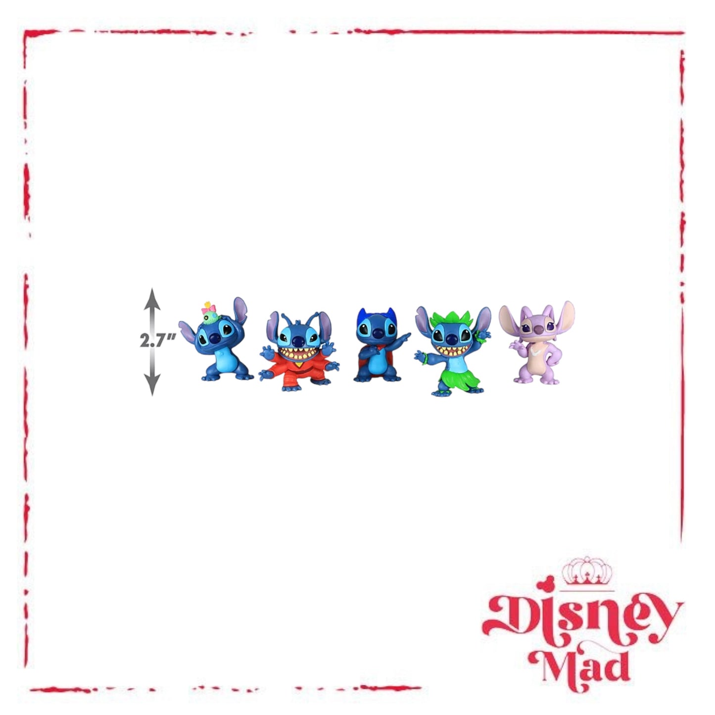 Disney’s Lilo & Stitch Collectible Stitch 5 Figure Set