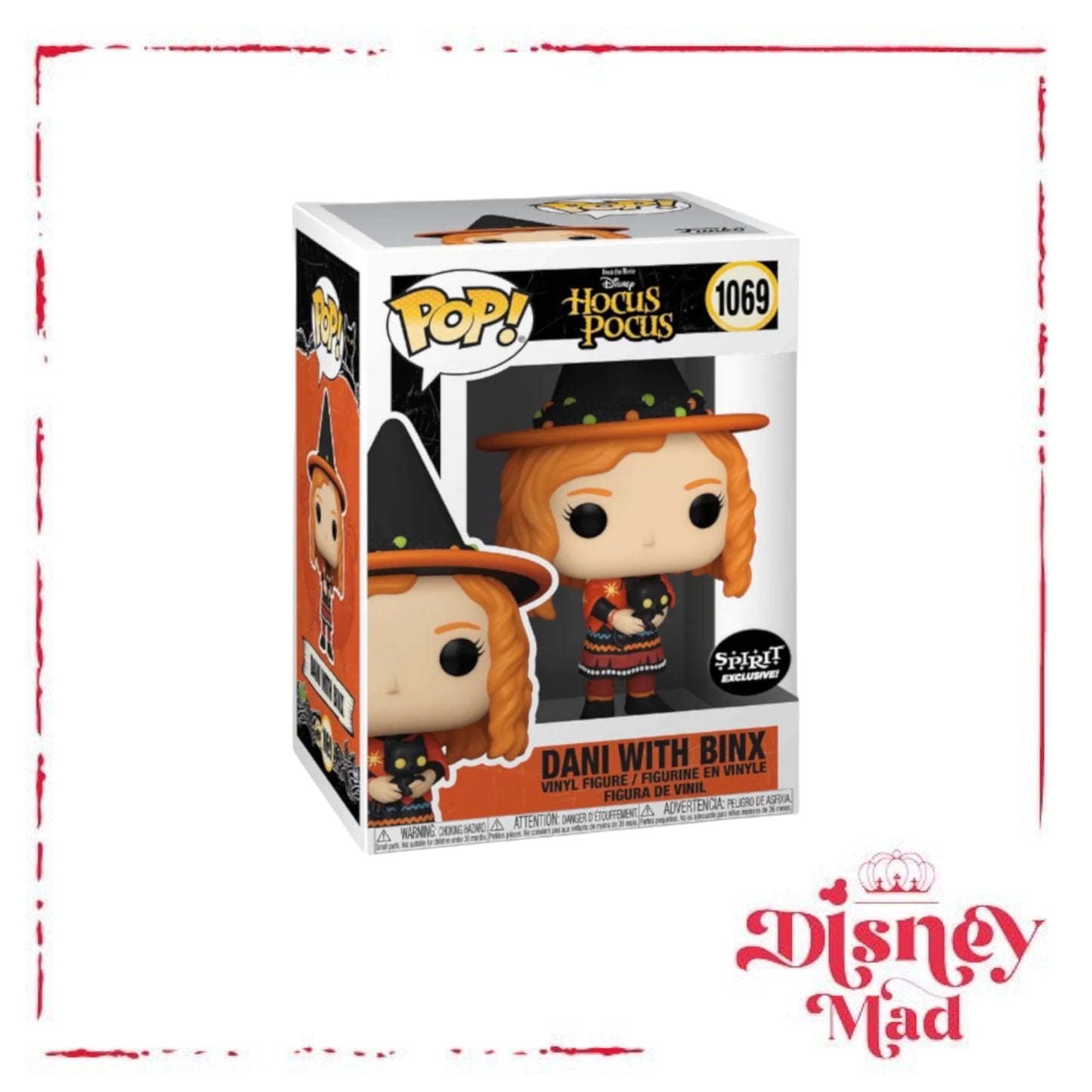 Hocus Pocus Dani with Binx Funko Pop! 1069 - Spirit Exclusive – Disney ...