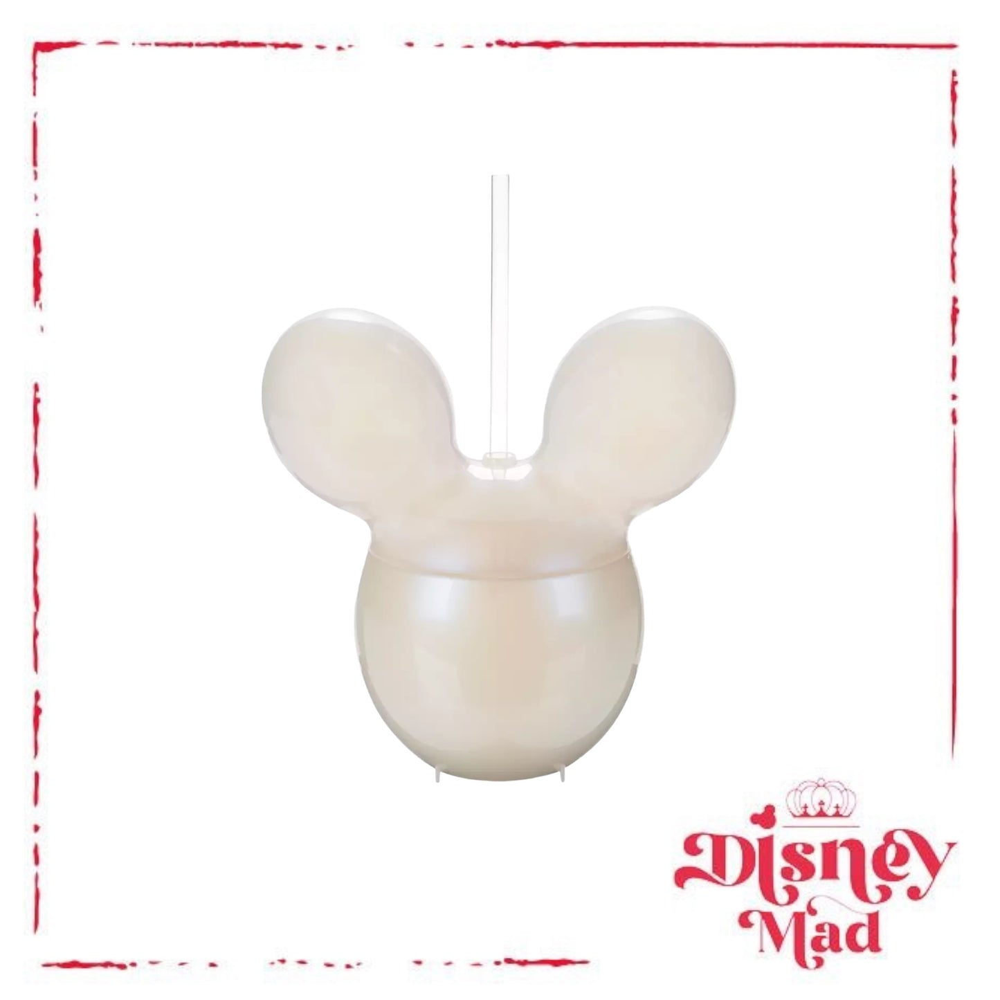 Mickey Mouse Balloon Tumbler with Straw - Disney Parks