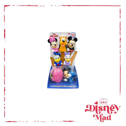 Disney Mickey & Friends 7 Piece Finger Puppet & Squirter Bath Set